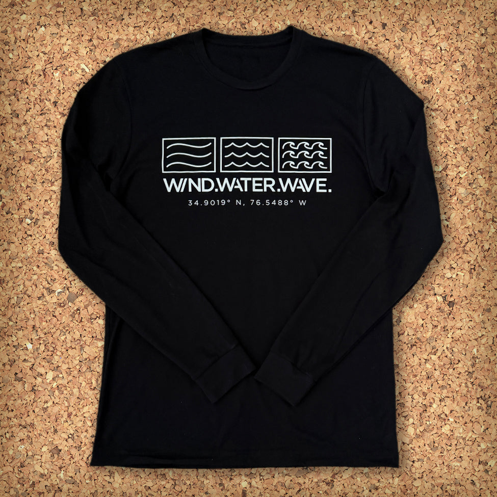COORDINATES TEE L/S // BLACK
