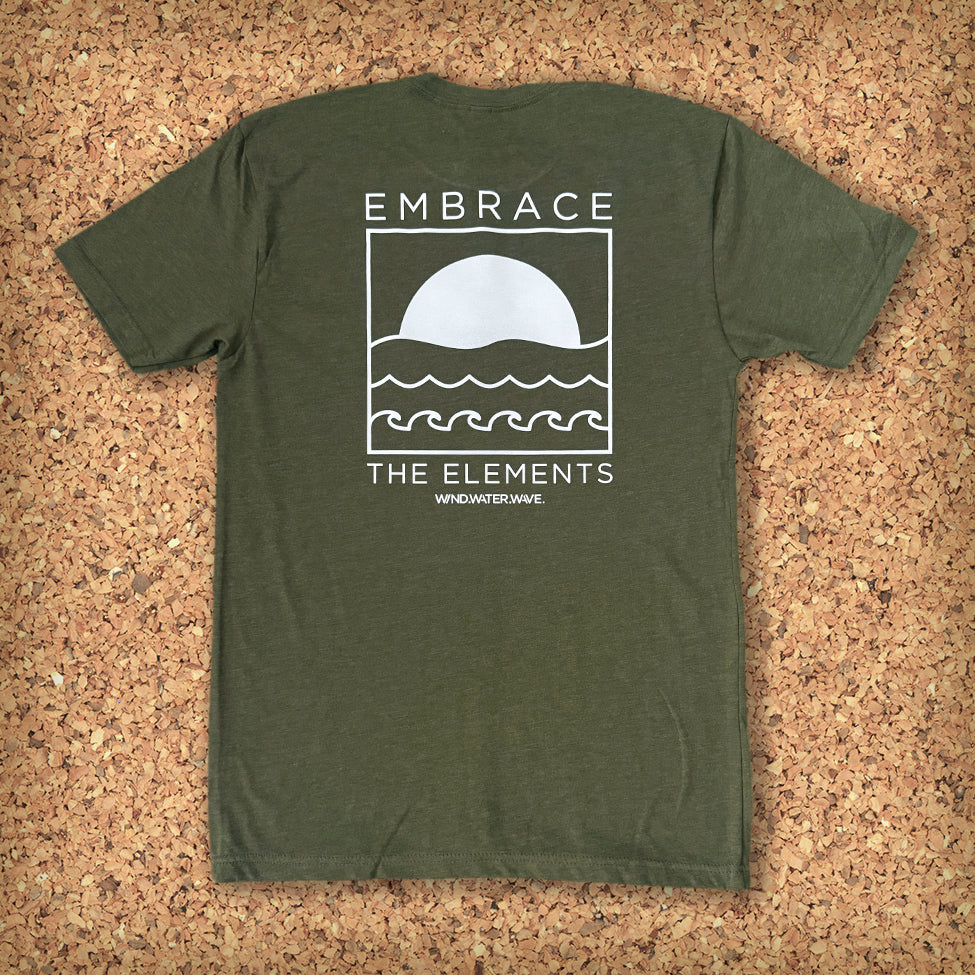 ELEMENTS TEE S/S // HEATHERED MILITARY GREEN