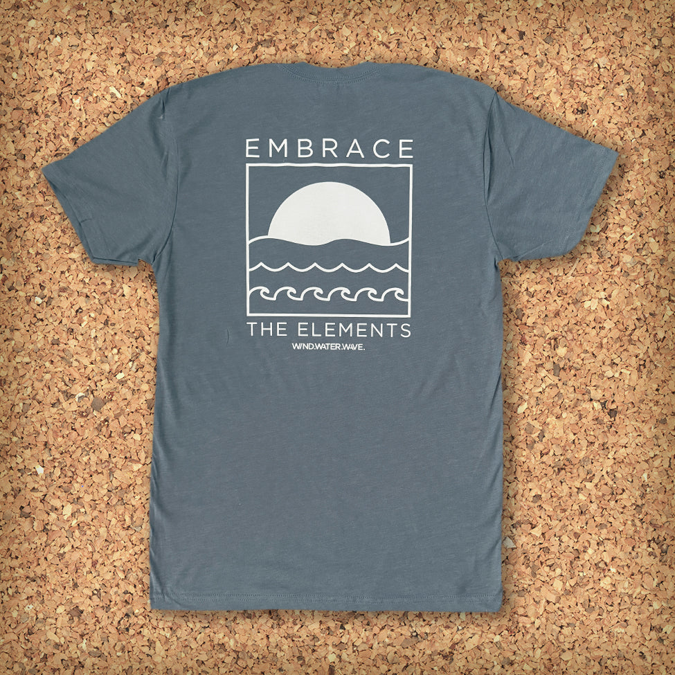 ELEMENTS TEE S/S // HEATHERED SLATE BLUE