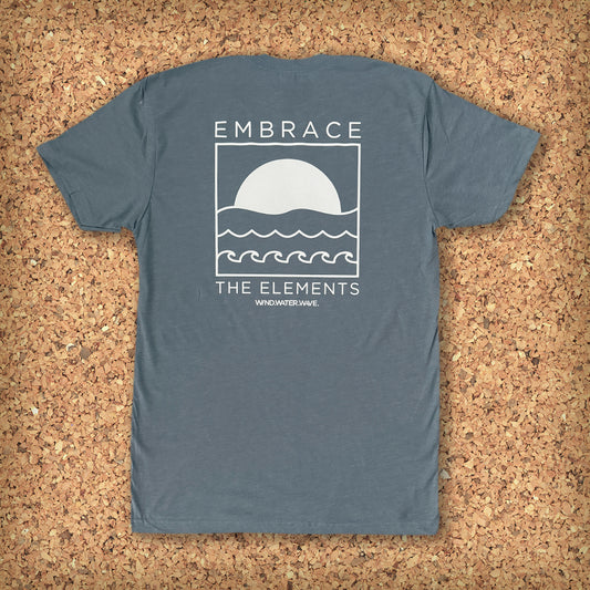 ELEMENTS TEE S/S // HEATHERED SLATE BLUE