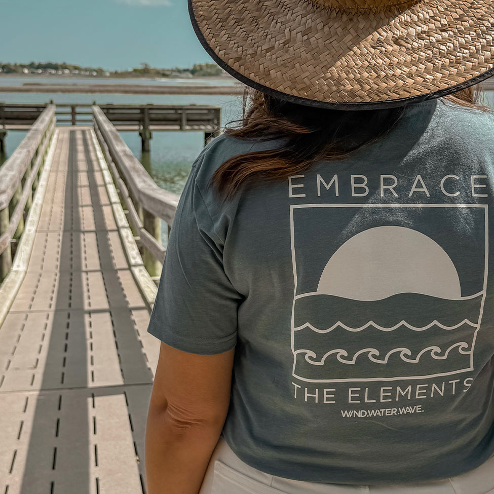 ELEMENTS TEE S/S // HEATHERED SLATE BLUE