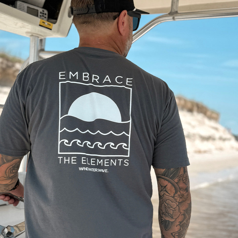 ELEMENTS TEE S/S // CHARCOAL