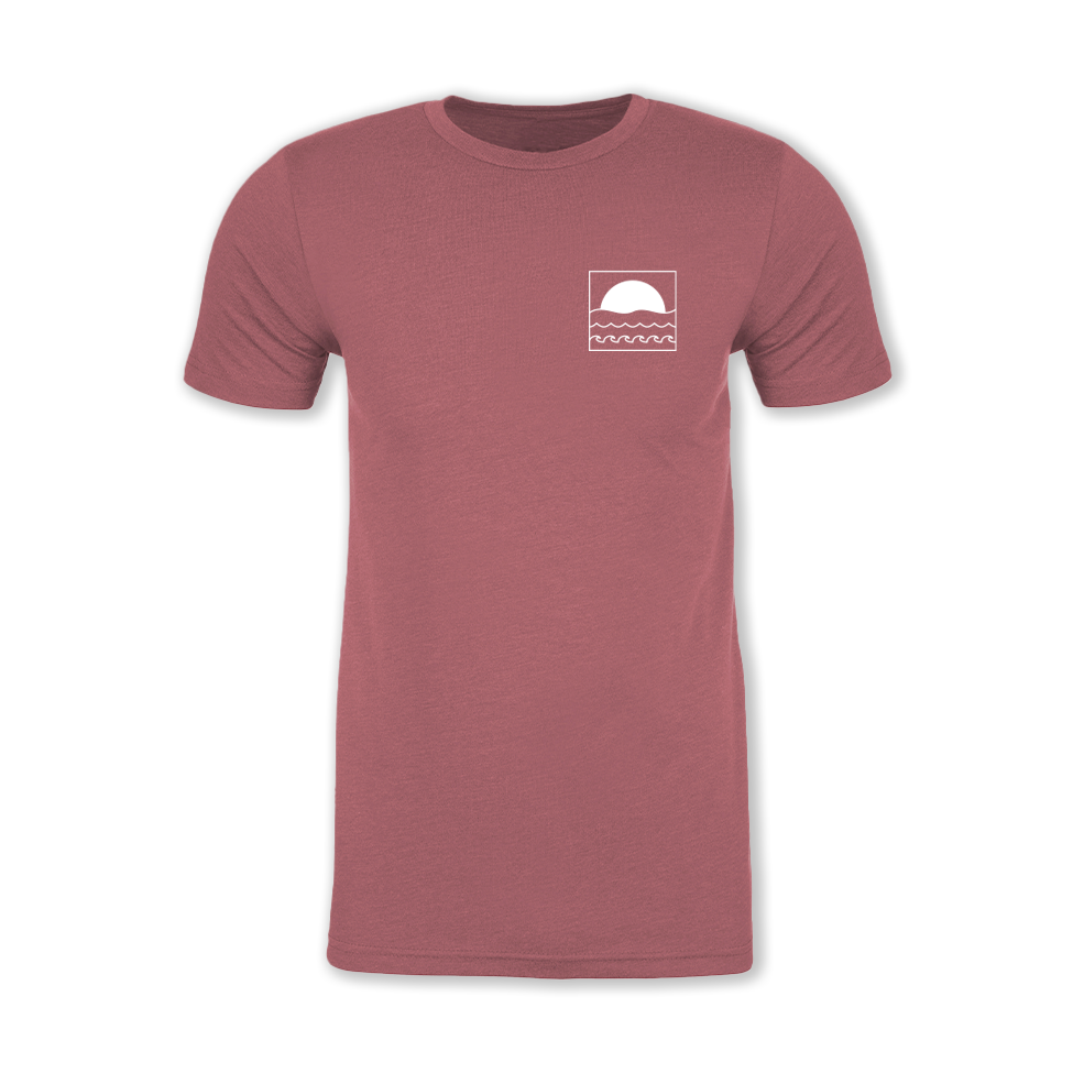 ELEMENTS TEE // HEATHERED MAUVE