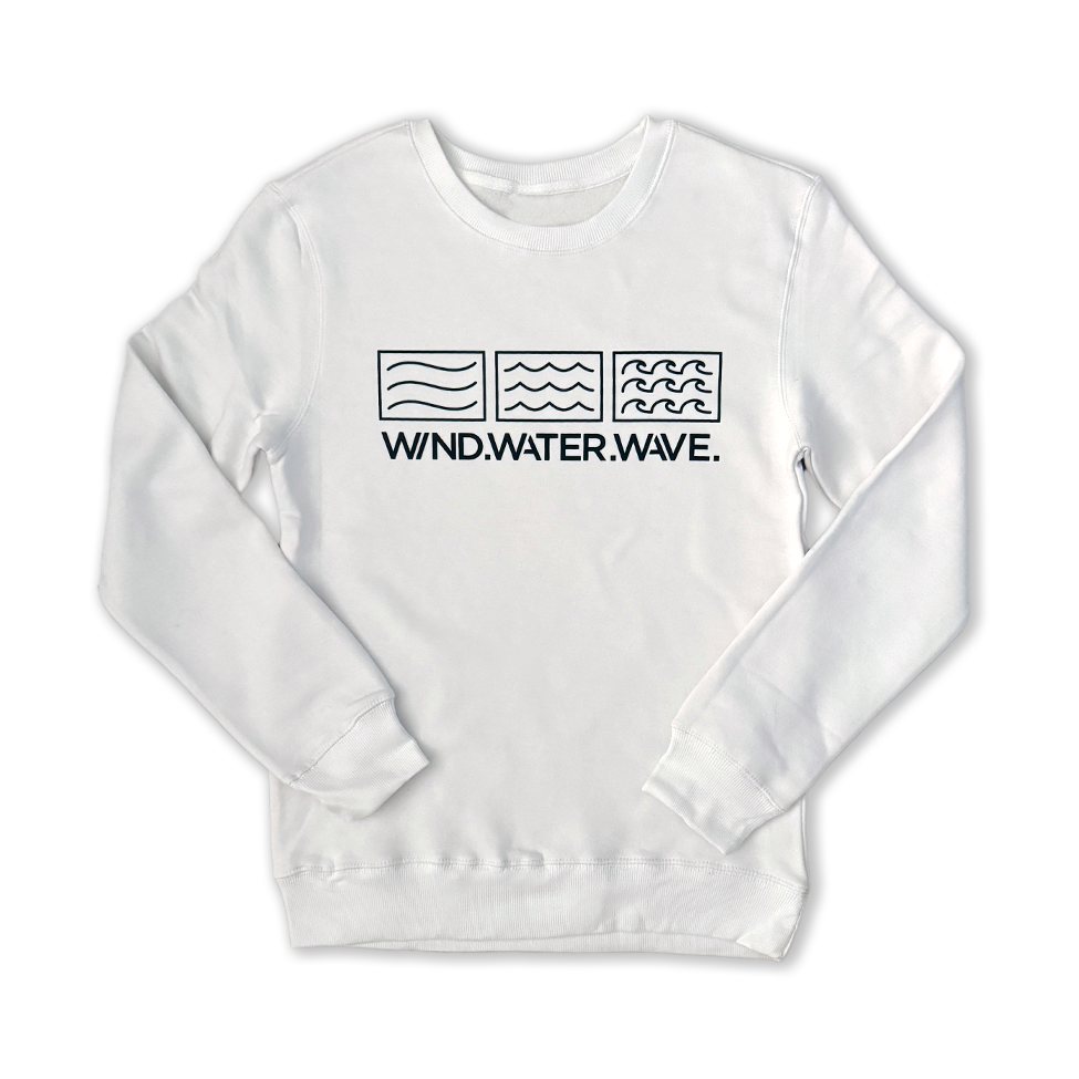 LOGO CREWNECK // WHITE