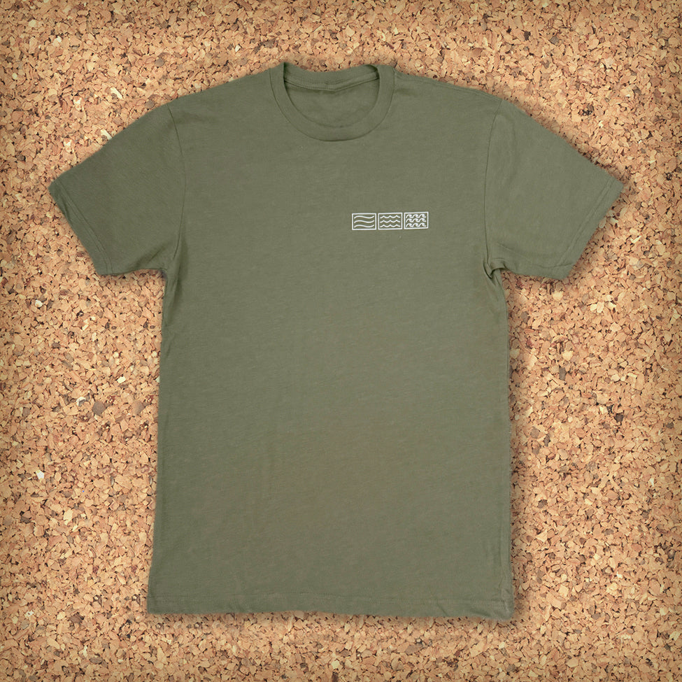 HORIZONTAL TEE S/S // OLIVE