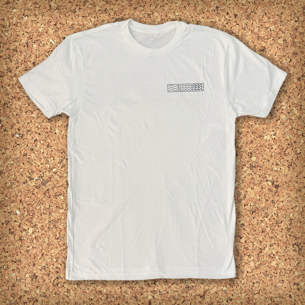 HORIZONTAL TEE S/S // WHITE