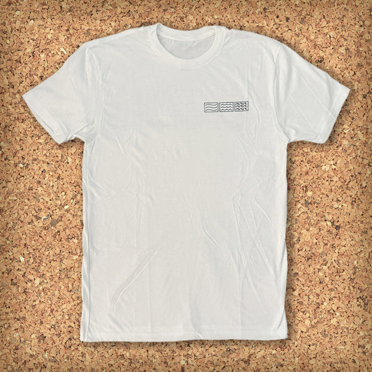 HORIZONTAL TEE S/S // WHITE