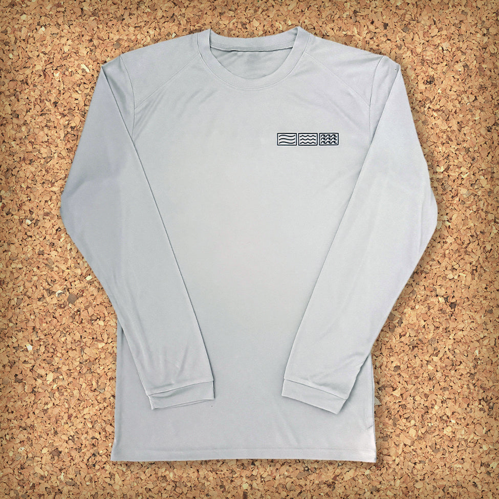 HORIZONTAL UV SHIRT // SILVER