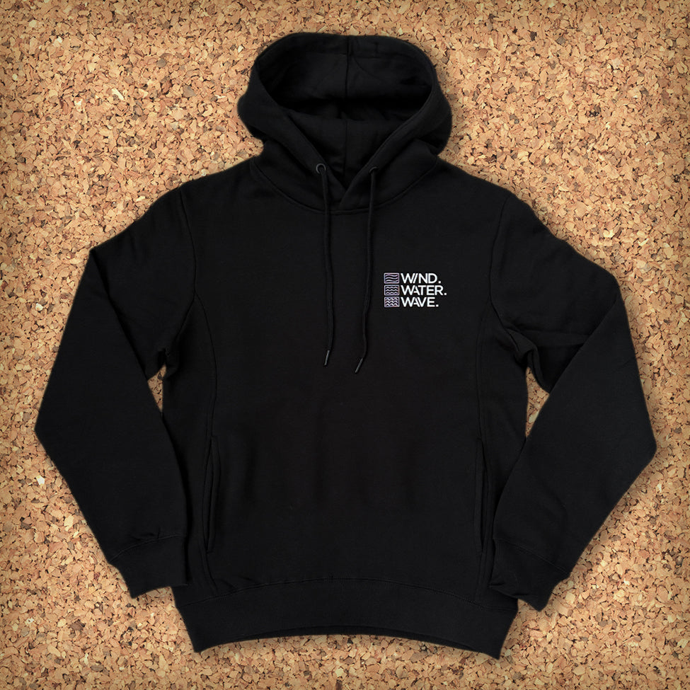 STACKED HOODIE // BLACK