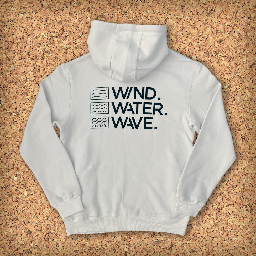 STACKED HOODIE // WHITE