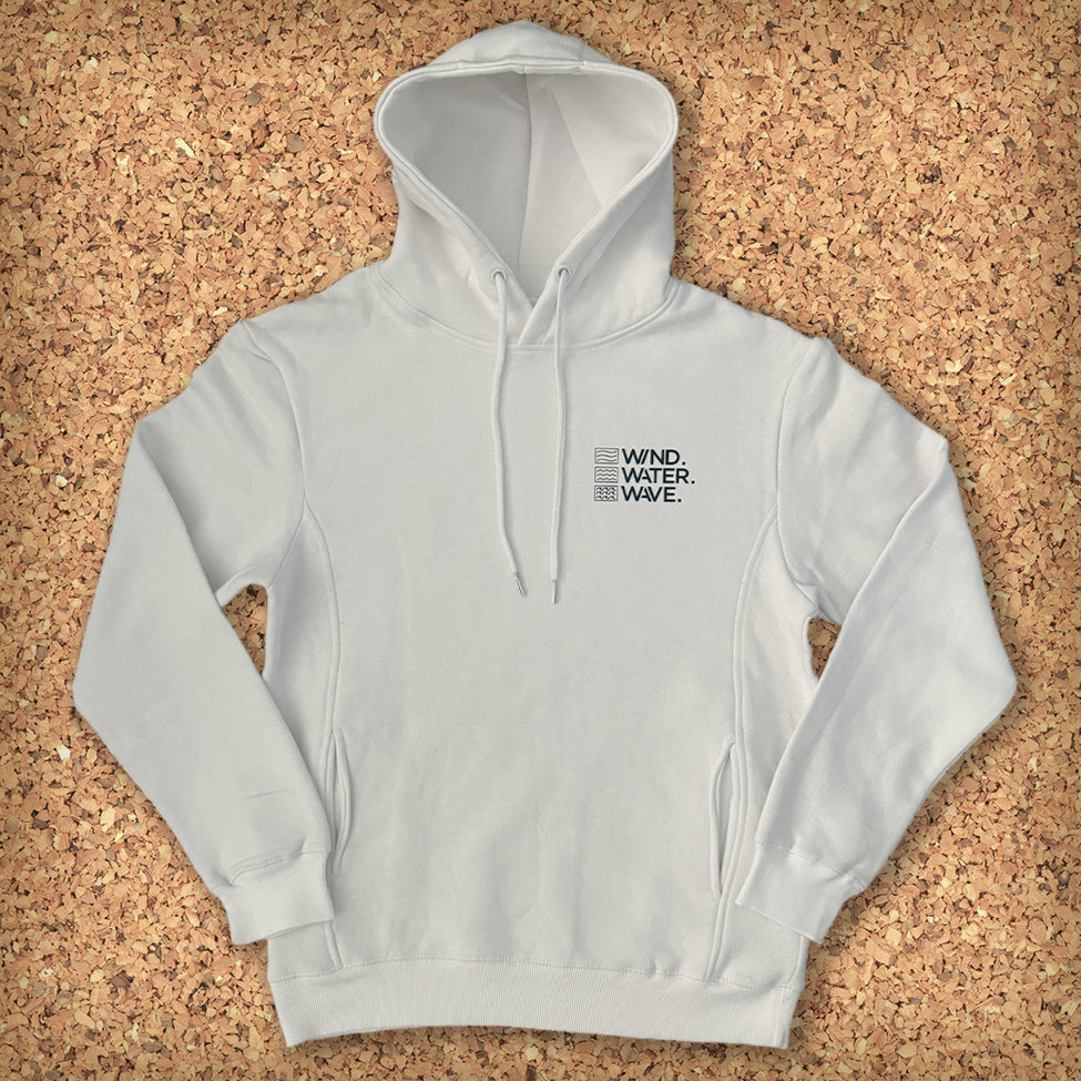 STACKED HOODIE // WHITE