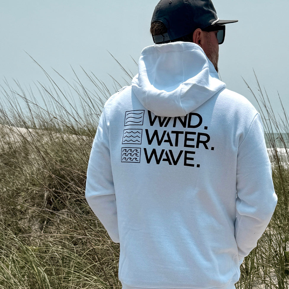 STACKED HOODIE // WHITE