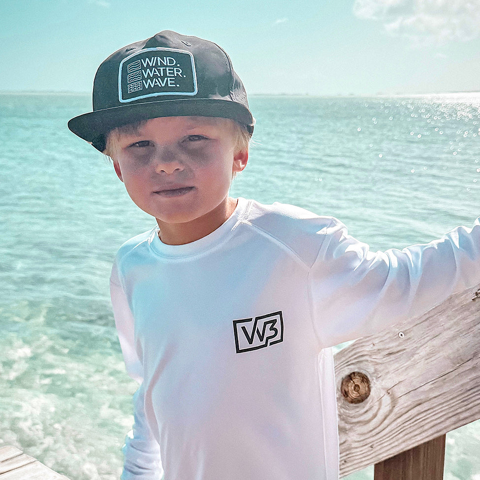 KIDS PERFORATED ROPE W/PATCH // BLACK