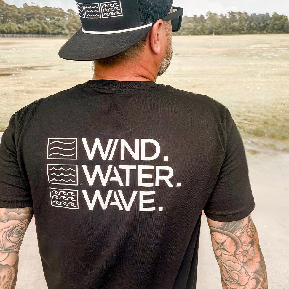 STACKED TEE // BLACK