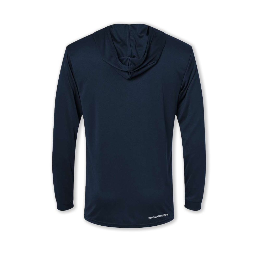 UV PERFORMANCE HOODED SHIRT // NAVY