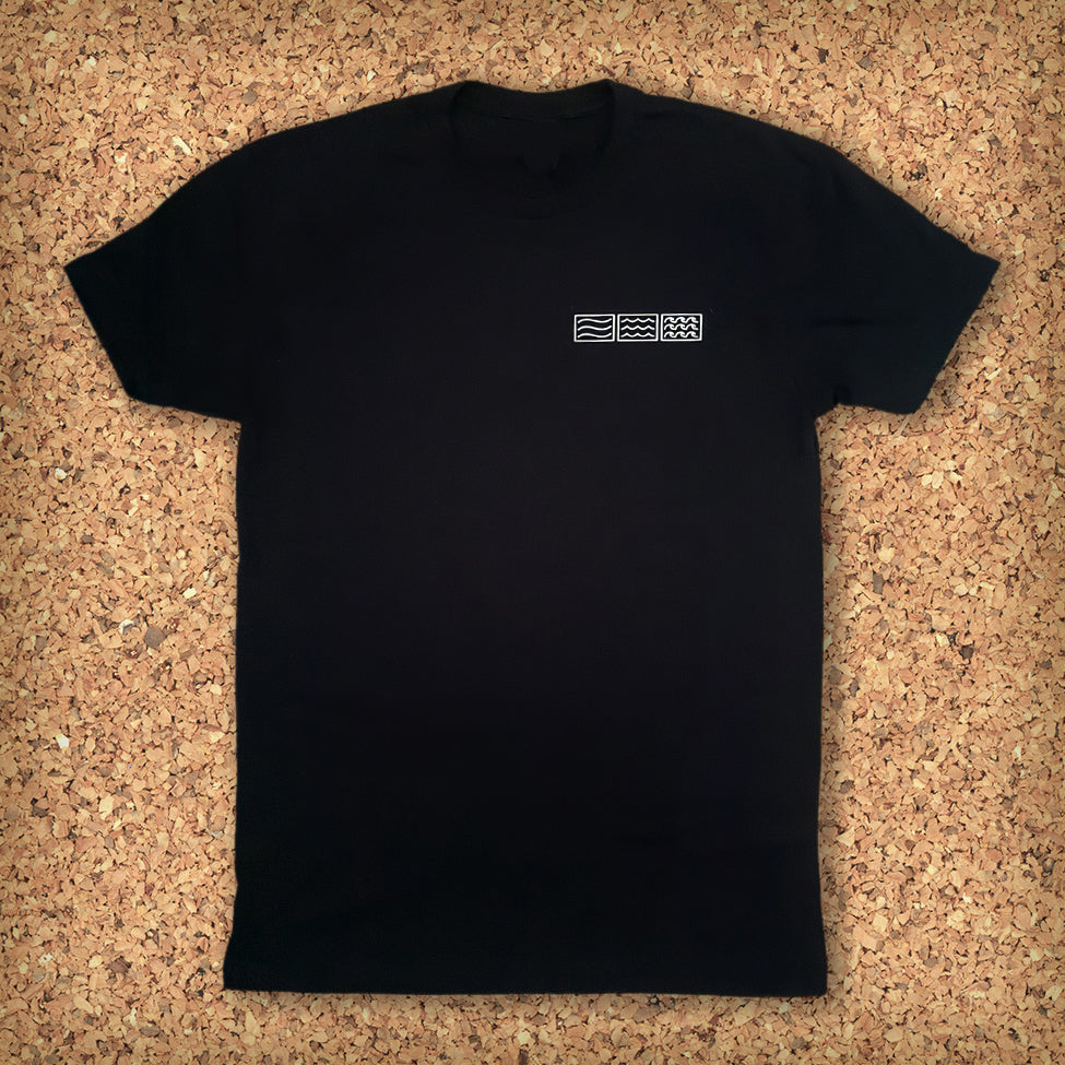 HORIZONTAL TEE S/S // BLACK