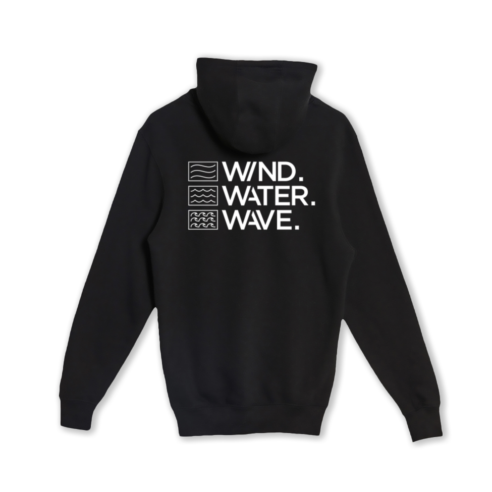 STACKED HOODIE // BLACK
