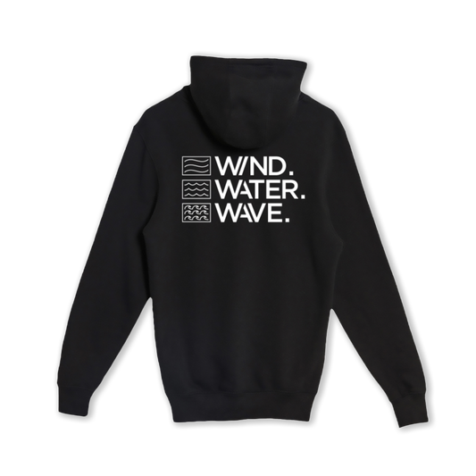 STACKED HOODIE // BLACK