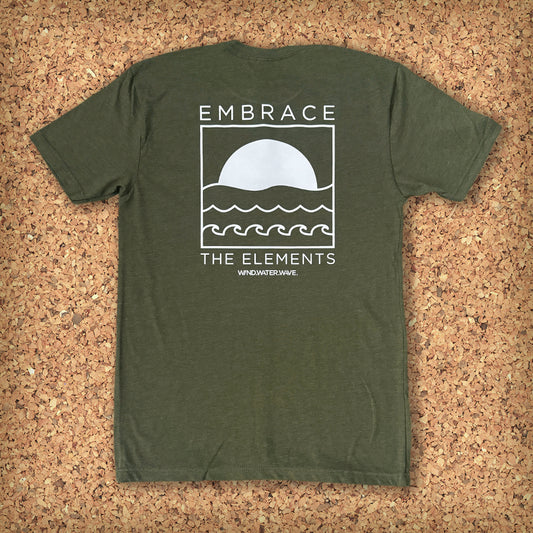 ELEMENTS TEE S/S // HEATHERED MILITARY GREEN