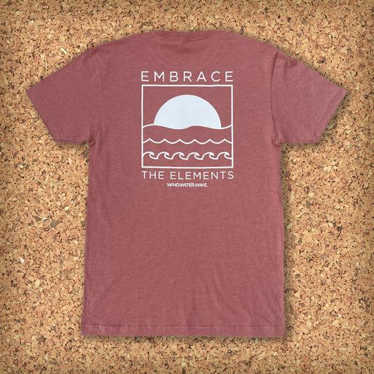 ELEMENTS TEE S/S // HEATHERED MAUVE