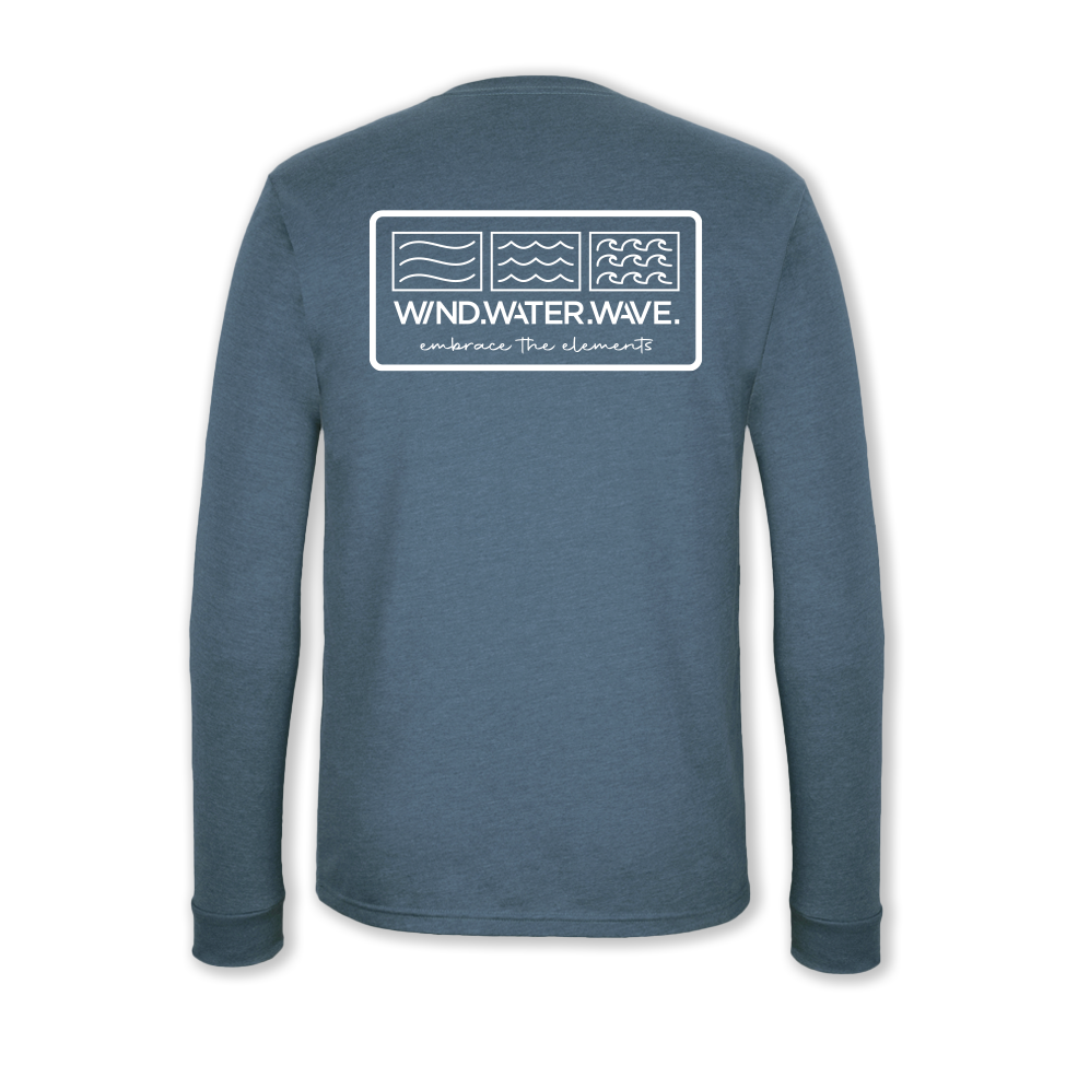 EMBRACE TEE L/S // OCEAN