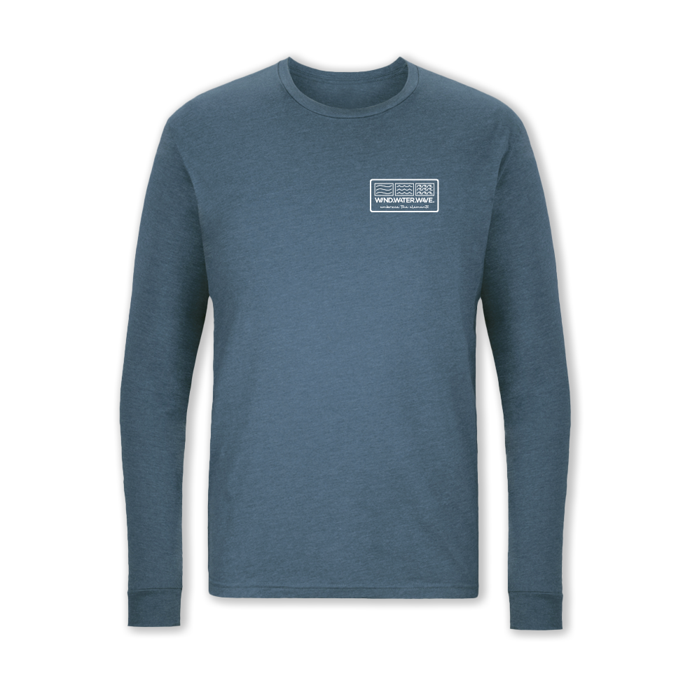 EMBRACE TEE L/S // OCEAN