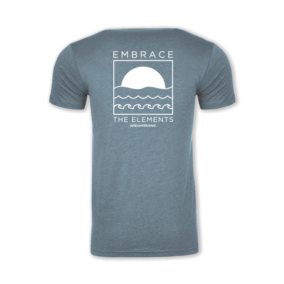 ELEMENTS TEE // HEATHERED SLATE BLUE