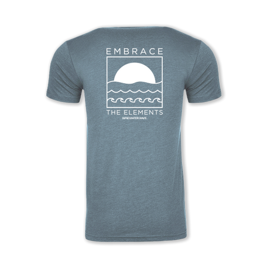 ELEMENTS TEE // HEATHERED SLATE BLUE