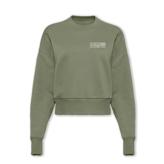 SCRIPTED CROP CREW // OLIVE
