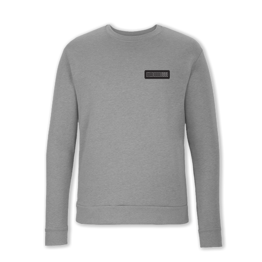 WWW PATCH CREWNECK // HEATHERED GREY