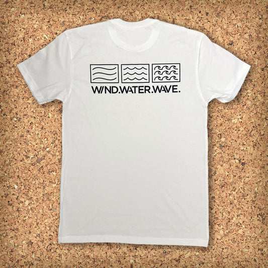 HORIZONTAL TEE S/S // WHITE