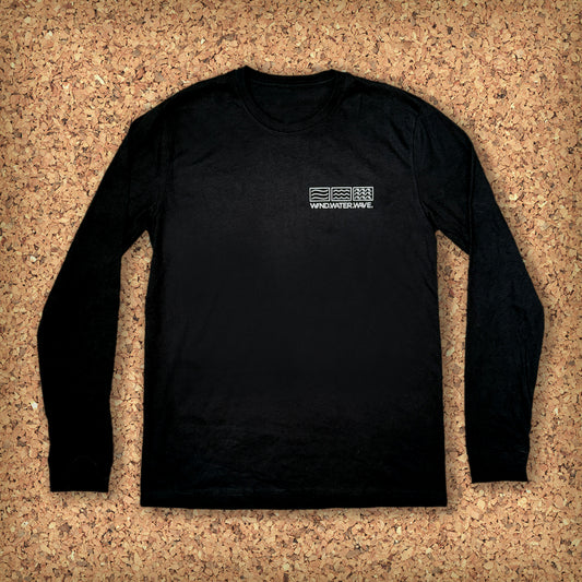 HORIZONTAL TEE L/S // BLACK