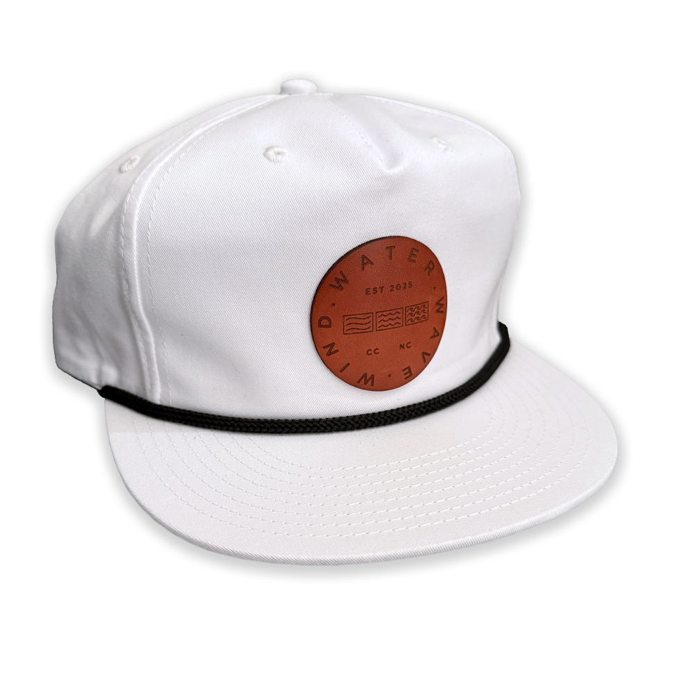 WWW LEATHER PATCH // WHITE