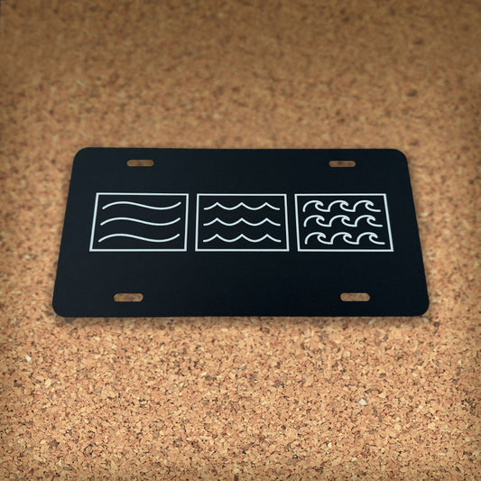 HORIZONTAL LICENSE PLATE