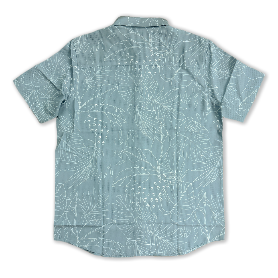 BOTANICAL BLUEPRINT BUTTON UP