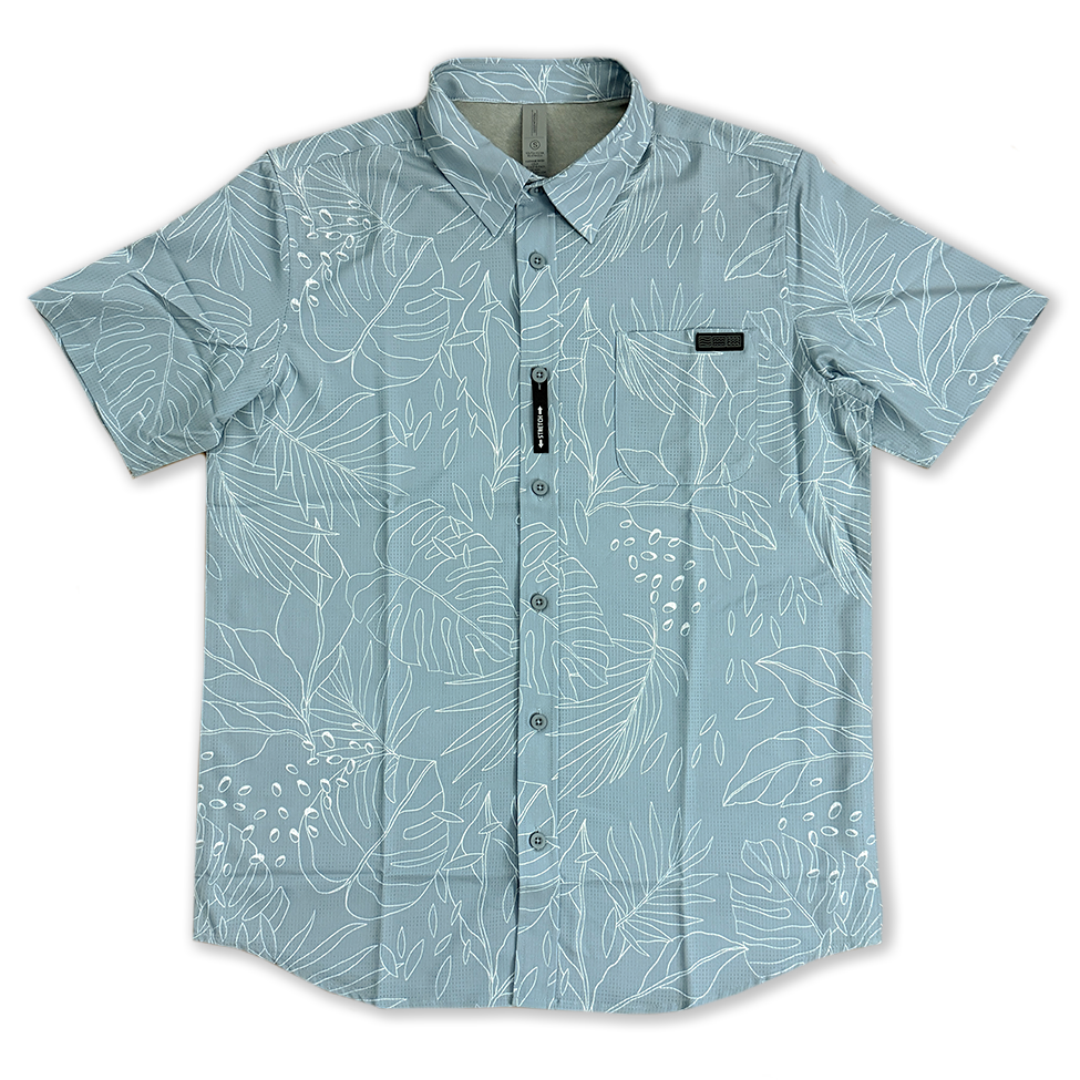 BOTANICAL BLUEPRINT BUTTON UP
