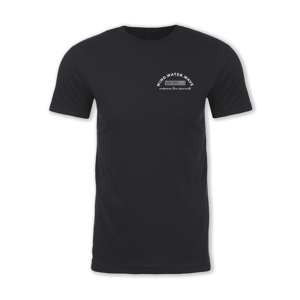 ARCHED EMBRACE TEE // BLACK