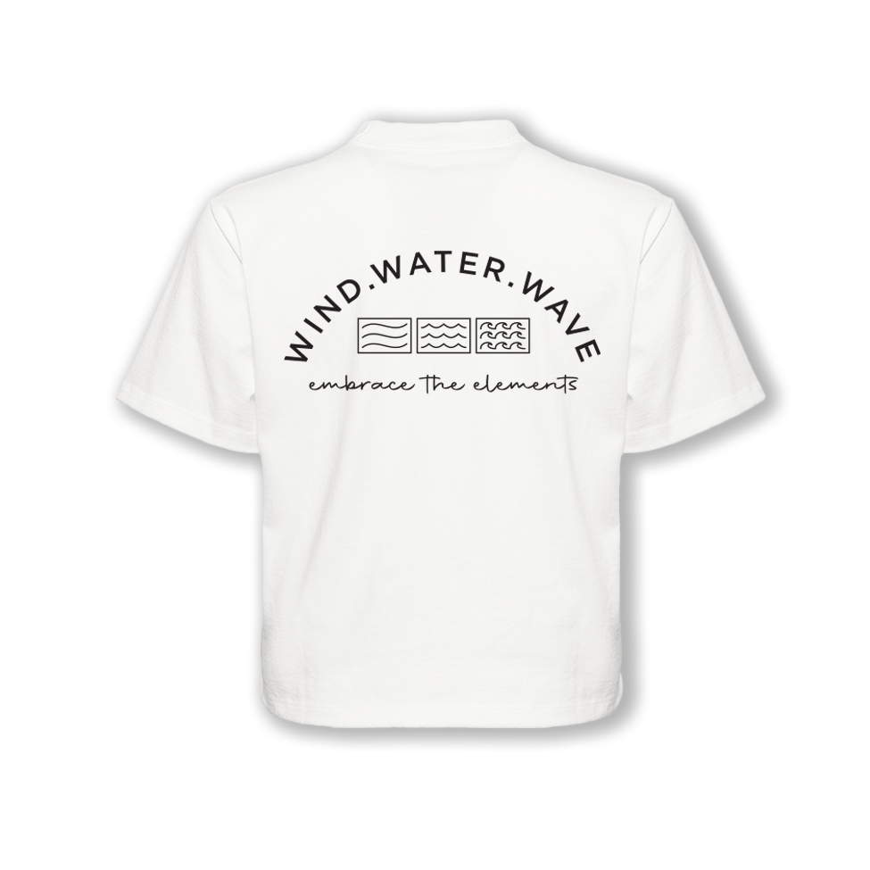 ARCHED EMBRACE CROP // WHITE