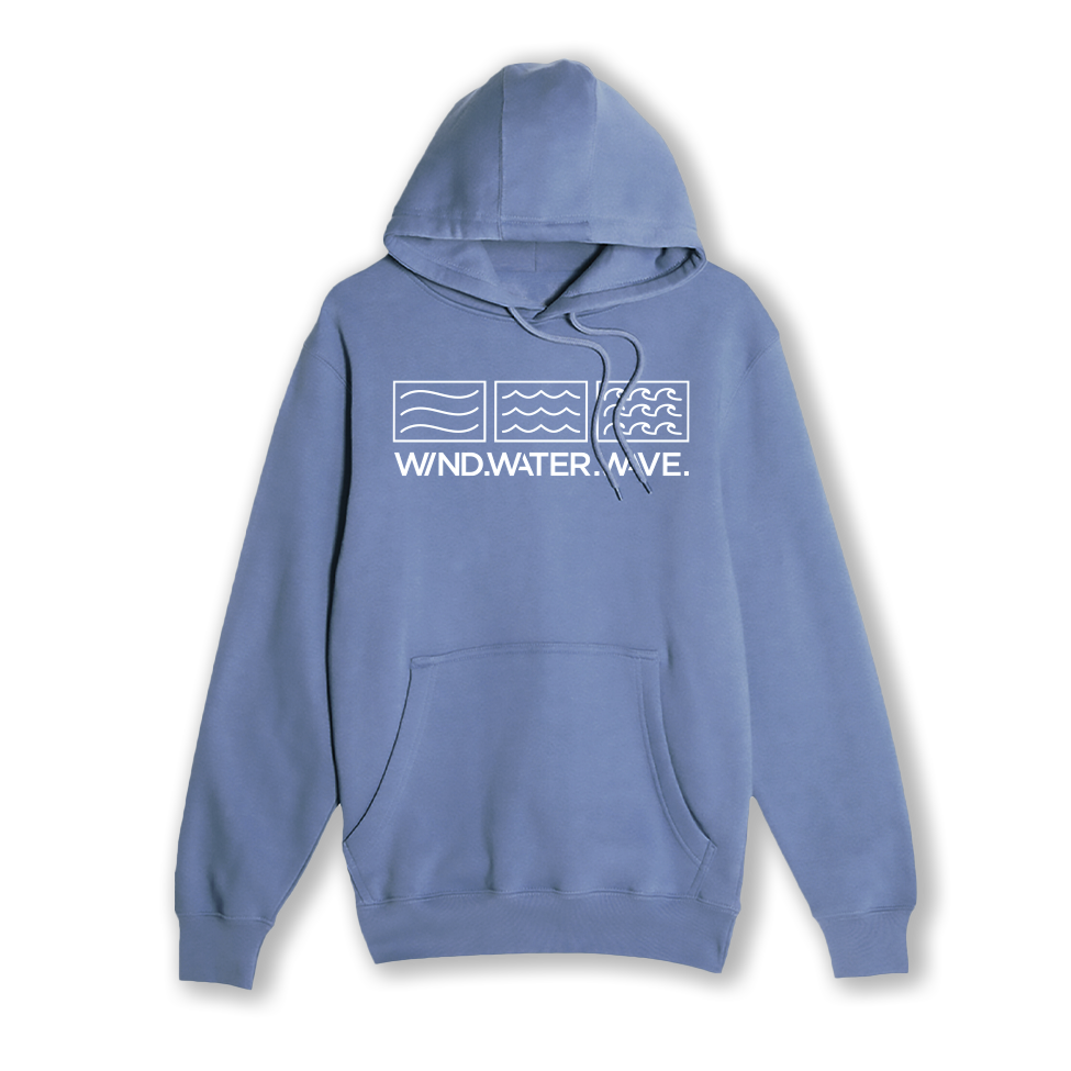 LOGO HOODIE // BLUE