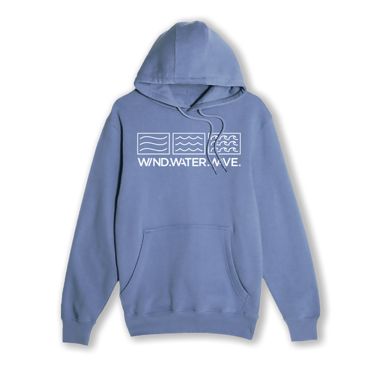LOGO HOODIE // BLUE