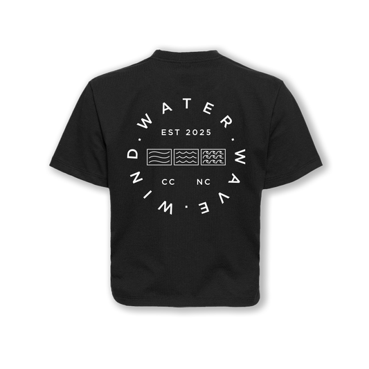 FULL CIRCLE CROP // BLACK