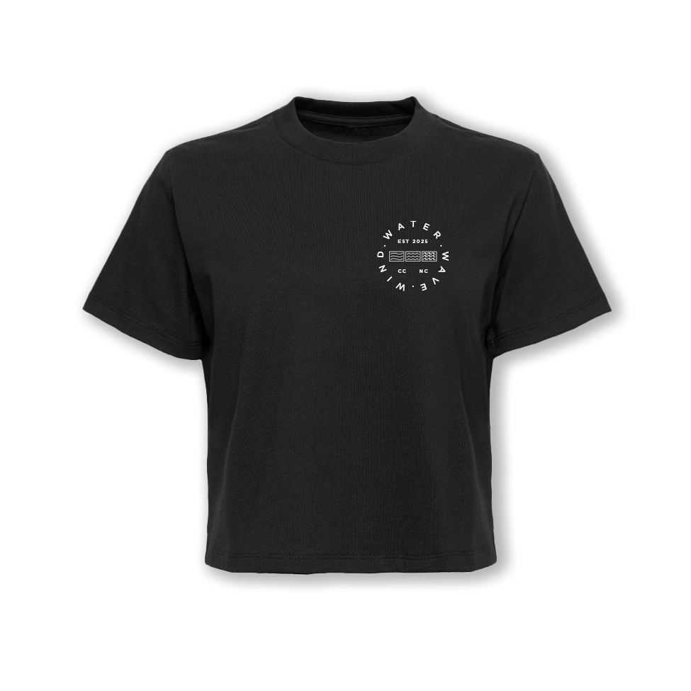 FULL CIRCLE CROP // BLACK