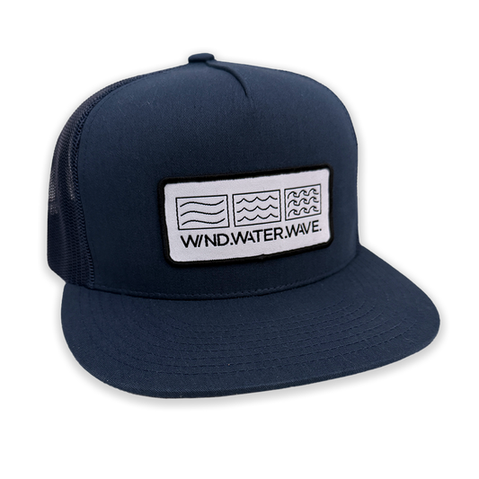 LOGO PATCH TRUCKER // NAVY