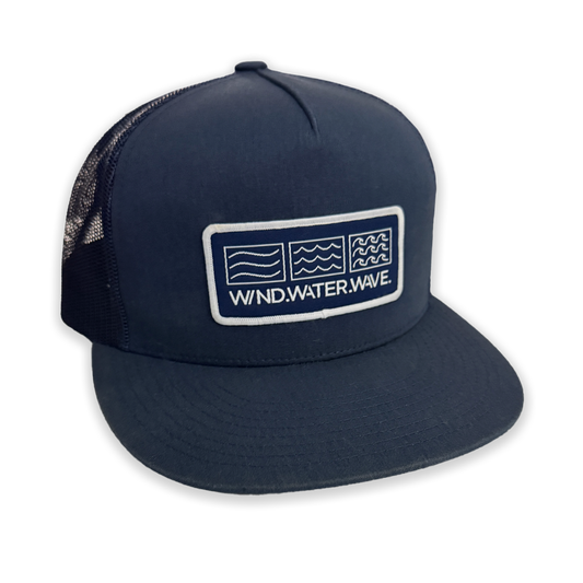 LOGO PATCH TRUCKER // NAVY