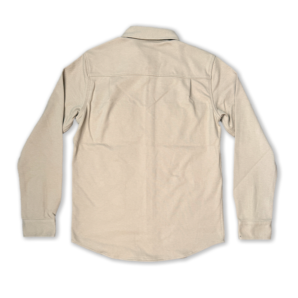 ESSENTIALS BUTTON UP // NATURAL