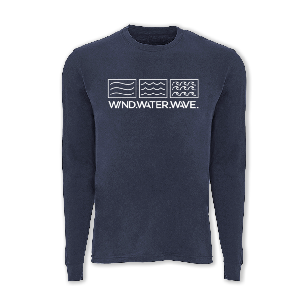 LOGO TEE L/S // NAVY