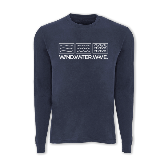 LOGO TEE L/S // NAVY