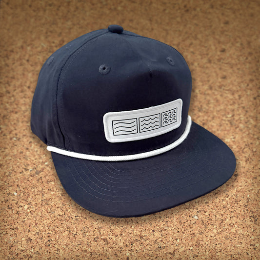 RELAXED ROPE W/EMBLEM PATCH  // NAVY