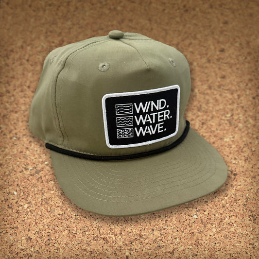 RELAXED ROPE W/PATCH // OLIVE