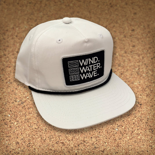 RELAXED ROPE W/PATCH // WHITE